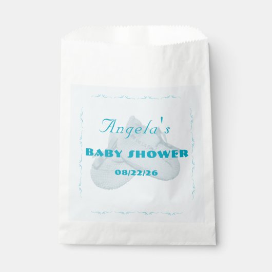 Precious Bundle Boy Baby Shower Bedankzakje (Voorkant)