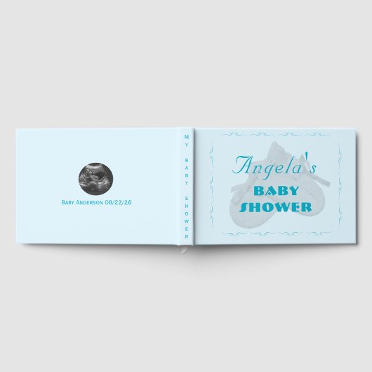 Precious Bundle Boy Baby Shower Gastenboek (Volledig)