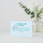 Precious Bundle Boy Baby Shower  Informatiekaartje (Staand voorkant)