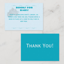 Precious Bundle Boy Baby Shower  Informatiekaartje