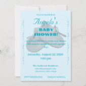 Precious Bundle Boy Baby Shower Invitation Kaart (Voorkant)