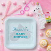 Precious Bundle Boy Baby Shower Papieren Bordje (Feest)