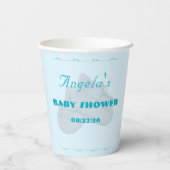 Precious Bundle Jongens Baby Shower Papieren Bekers (Achterkant)