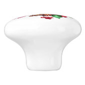 Precious Cardinal Redbird Keramische Knop (Zijkant)