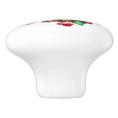 Precious Cardinal Redbird Keramische Knop (Zijkant)