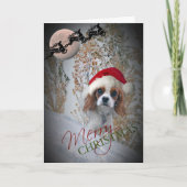 Precious Cavalier King Charles Kerst Kaarten (Voorkant)