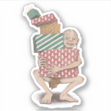 Precious Christmas Presents Sticker