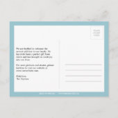 Precious Damask Baby Boy Geboorteaankondiging Aankondigingskaart (Achterkant)