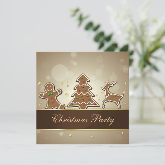 Precious Delicious Gingerbrood Cookies Kaart (Staand voorkant)