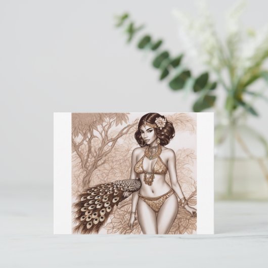 Precious Delilah Briefkaart (Staand voorkant)