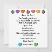 Precious Easter Elf - Elf thema uitnodiging (Achterkant)