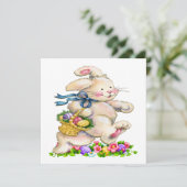 Precious Easter Invitation (Egg Hunt?) Kaart (Staand voorkant)