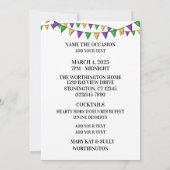 Precious Flaunty Flamingos Kaart (Achterkant)