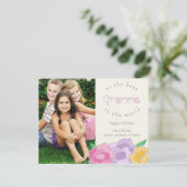 Precious Florals Happy Birthday Gramma Kaart (Staand voorkant)