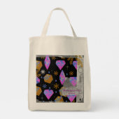 Precious Gem Canvas Tote Bag (Achterkant)