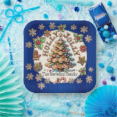 Precious Gingerbread Cookies Thema Papieren Bordje (Feest)