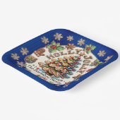 Precious Gingerbread Cookies Thema Papieren Bordje (Gebogen)