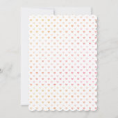 Precious Girl Teddy Bear Baby Shower Kaart (Achterkant)