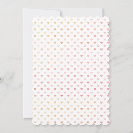 Precious Girl Teddy Bear Baby Shower Kaart (Achterkant)