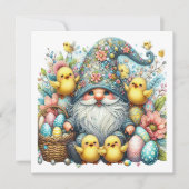 Precious Gnome Pasen Thema Uitnodiging (Voorkant)