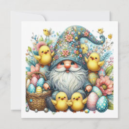 Precious Gnome Pasen Thema Uitnodiging