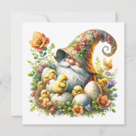 Precious Gnome Pasen Thema Uitnodiging