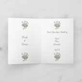 Precious Hearts Wedding Kaart (Binnen)