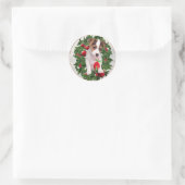 Precious Jack Russell Kerst stickers (Tas)