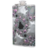 Precious Jewels Vinyl gewikkelde kolf Heupfles (Links)