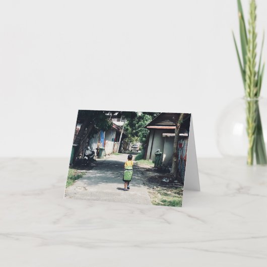 Precious Little Baboo Bedankkaart (Voorkant)