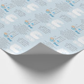 Precious Little Baby Boy Cadeaupapier (Hoek)
