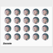 Precious Little Black Boy Ronde Sticker (Vel)