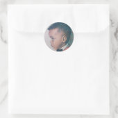 Precious Little Black Boy Ronde Sticker (Tas)