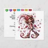 Precious Love - Valentijn thema Kaart (Voorkant / Achterkant)