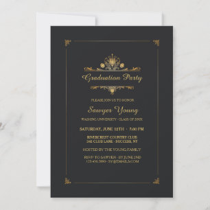 Precious Memories Afstuderen Invitation Kaart