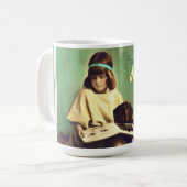 Precious Moments dachshund dog Coffee Tea Mok (Voorkant links)