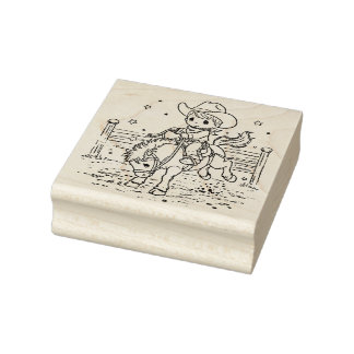 Precious Moments Rodeo Rubber Stamp Rubberstempel