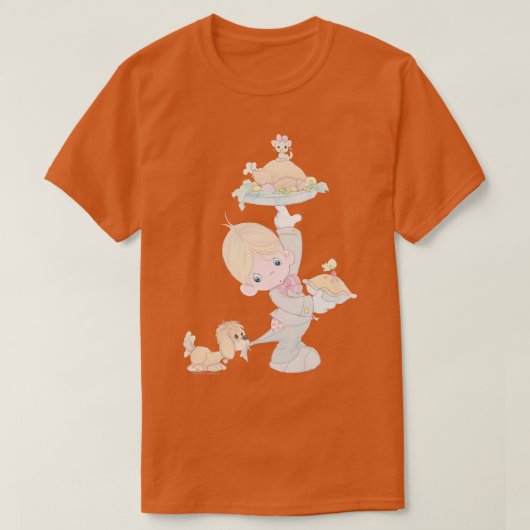Precious Moments Thanksgiving Turkey Dinner Doll T-shirt (Design voorkant)