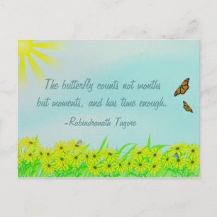 Precious Moments Vlinders Quote Briefkaart