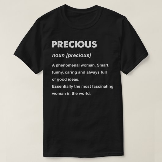 Precious Name  T-shirt (Design voorkant)