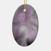 Precious Owl Angel Keramisch Ornament (Links)