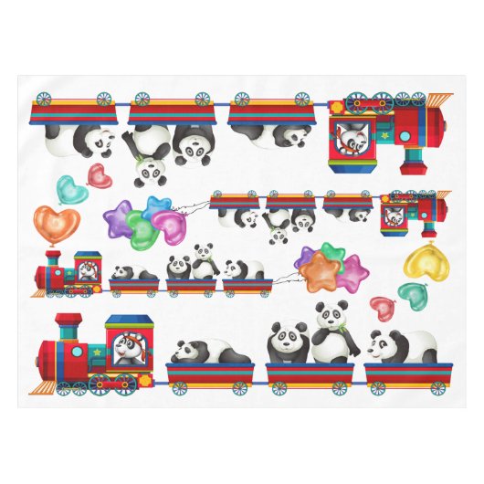 Precious Panda Tafelkleed - Tafel Hoesje (Voorkant (Horizontaal))