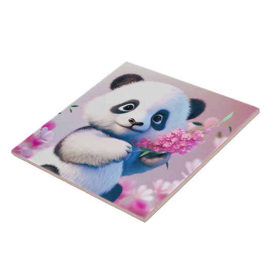 Precious Panda Tegeltje (Zijkant)