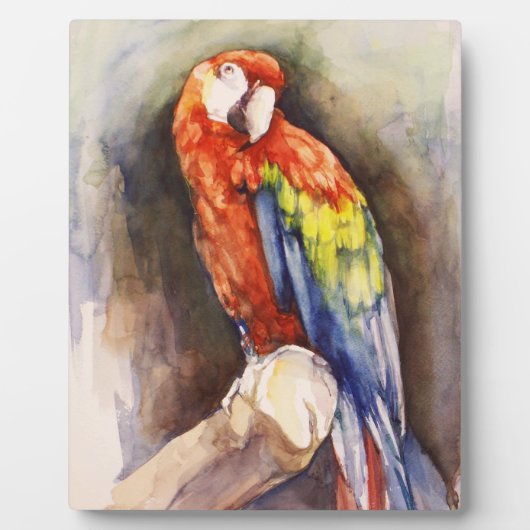 Precious Parrot Plaque Fotoplaat (Voorkant)