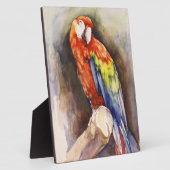Precious Parrot Plaque Fotoplaat (Zijkant)