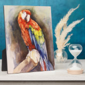 Precious Parrot Plaque Fotoplaat (Zijkant)
