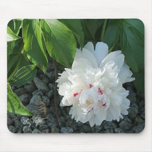 Precious Peony Mousepad Muismat (Voorkant)