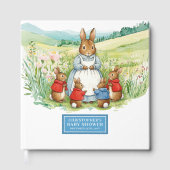Precious Peter Rabbit Baby shower Gastboek Jongen Gastenboek (Voorkant)
