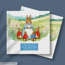 Precious Peter Rabbit Baby shower Gastboek Jongen Gastenboek