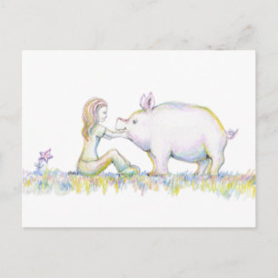 Precious Pig Briefkaart